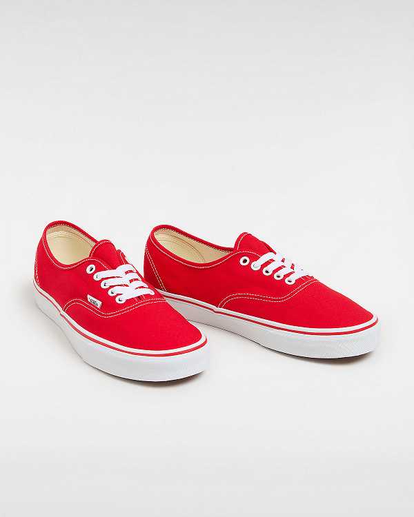 Red Vans Authentic Men Sneakers | VN7054821