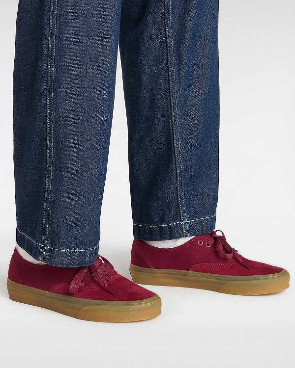 Red Vans Authentic Women Sneakers | VN4695371