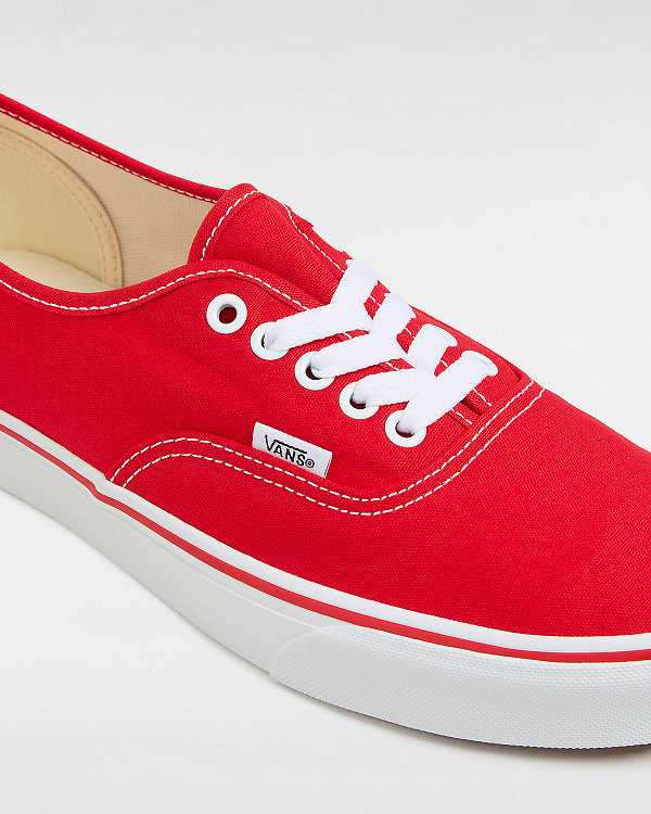 Red Vans Authentic Women Sneakers | VN6017584