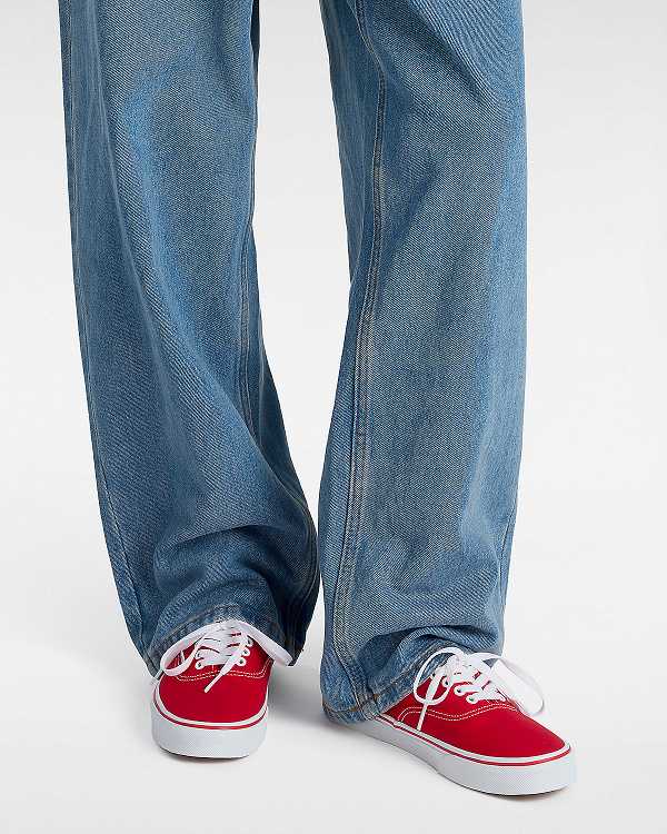 Red Vans Authentic Women Sneakers | VN6017584