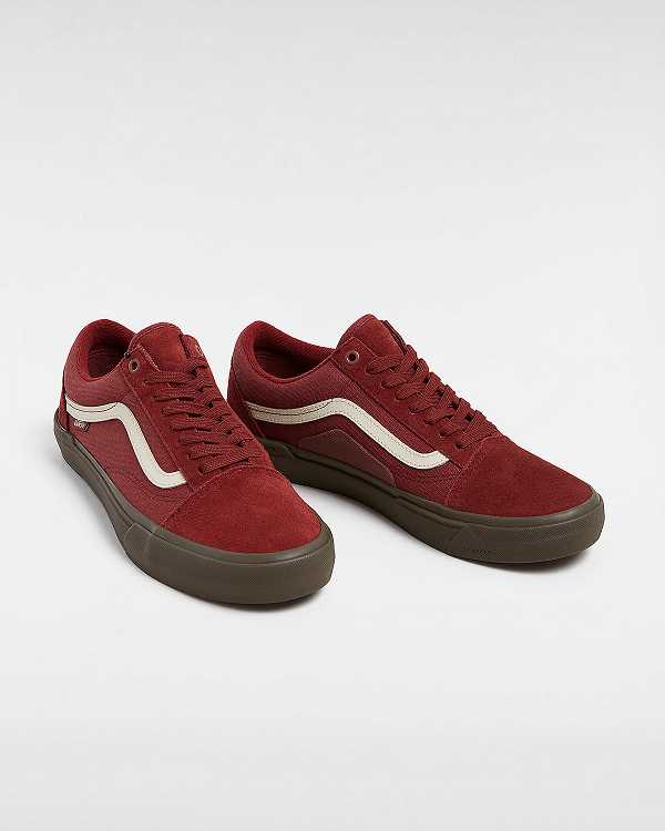 Red Vans BMX Style 114 Women Sneakers | VN0185932