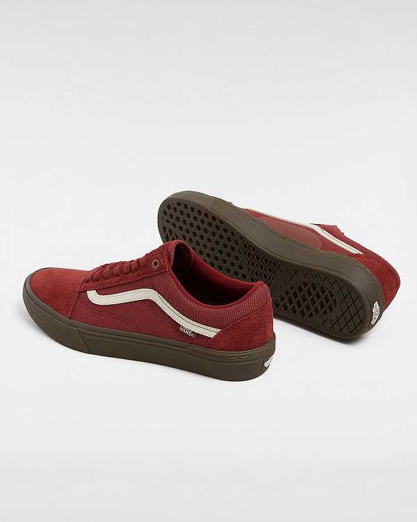Red Vans BMX Style 114 Women Sneakers | VN0185932