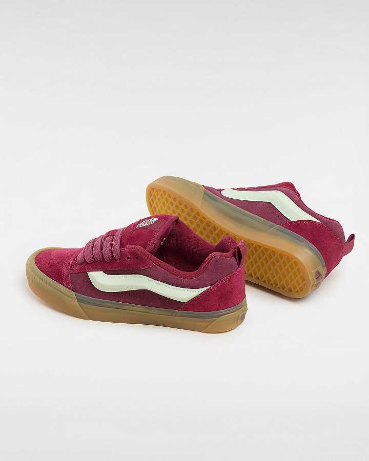 Red Vans Knu Skool Men Sneakers | VN5381690