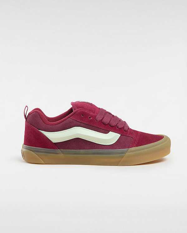 Red Vans Knu Skool Men Sneakers | VN5381690