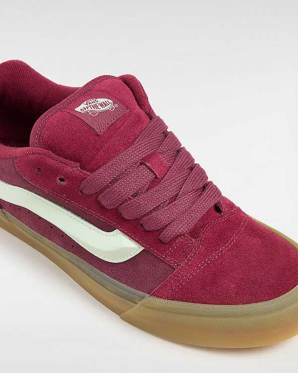 Red Vans Knu Skool Women Sneakers | VN6514239