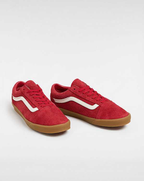 Red Vans Old Skool Lowpro Women Sneakers | VN8325947