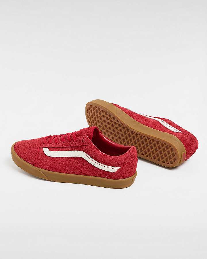 Red Vans Old Skool Lowpro Women Sneakers | VN8325947