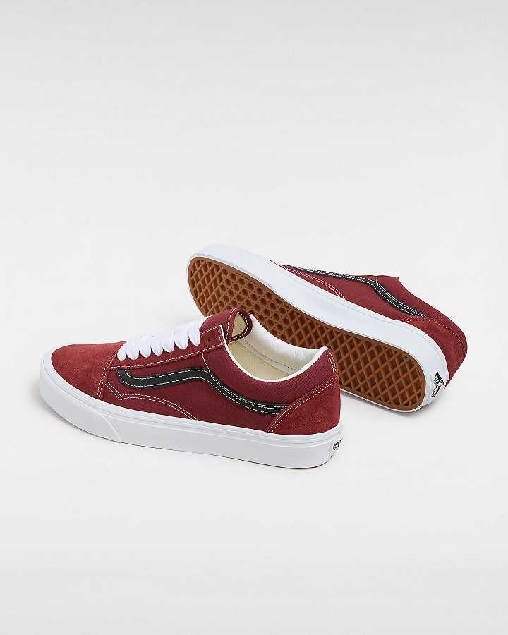 Red Vans Old Skool Men Sneakers | VN6402197