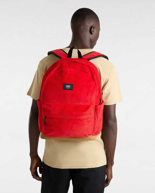 Red Vans Old Skool Sport Unisex Backpacks | VN0436985