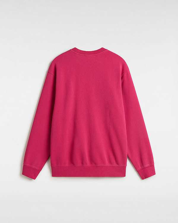 Red Vans Tell a Friend Crew Women Sweatshirt | VN7540932