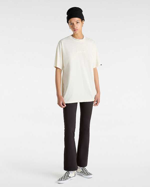 White Vans Essential Loose Women T Shirts | VN5986742