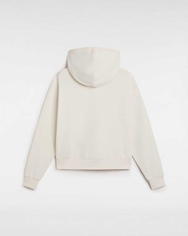 White Vans Essential Relaxed Fit Women Hoodie | VN3647025
