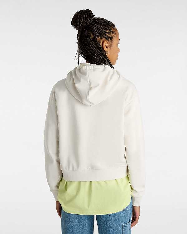 White Vans Essential Relaxed Fit Women Hoodie | VN3647025