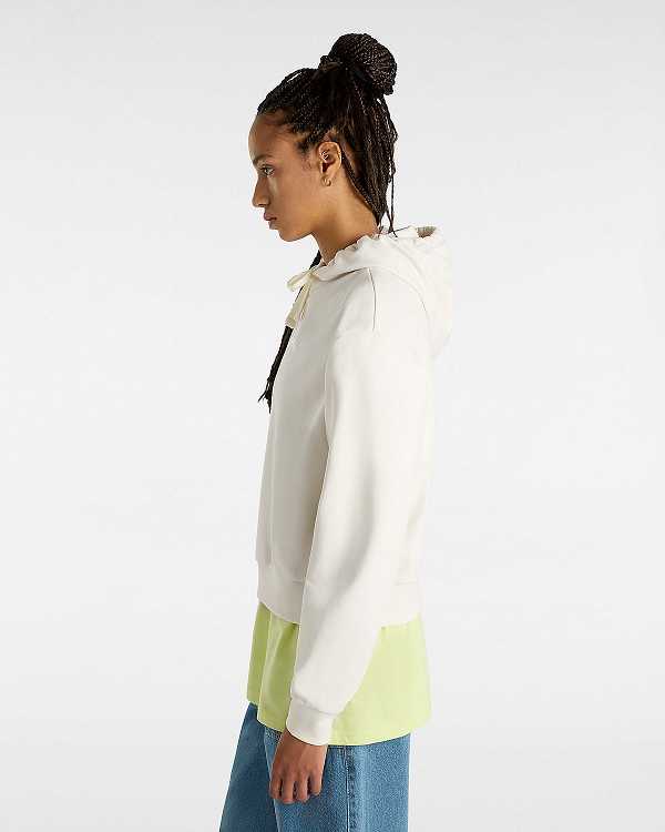White Vans Essential Relaxed Fit Women Hoodie | VN3647025