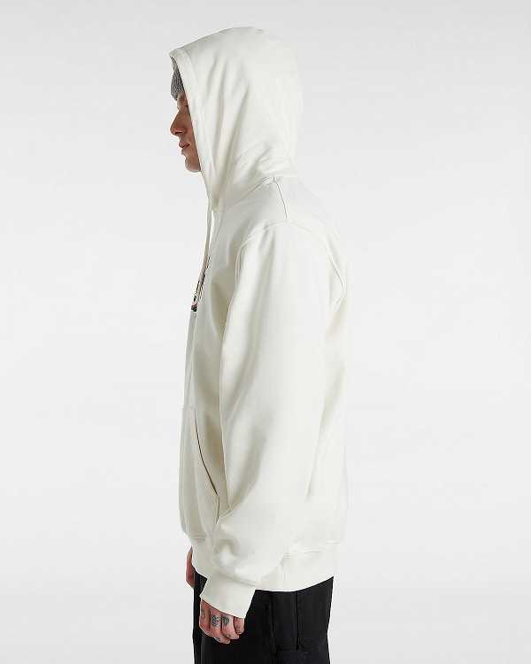 White Vans Fish loose Men Hoodie | VN8290465