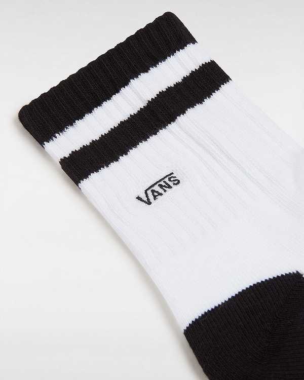 White Vans Half Crew (1 Pair) Unisex Socks | VN3751289