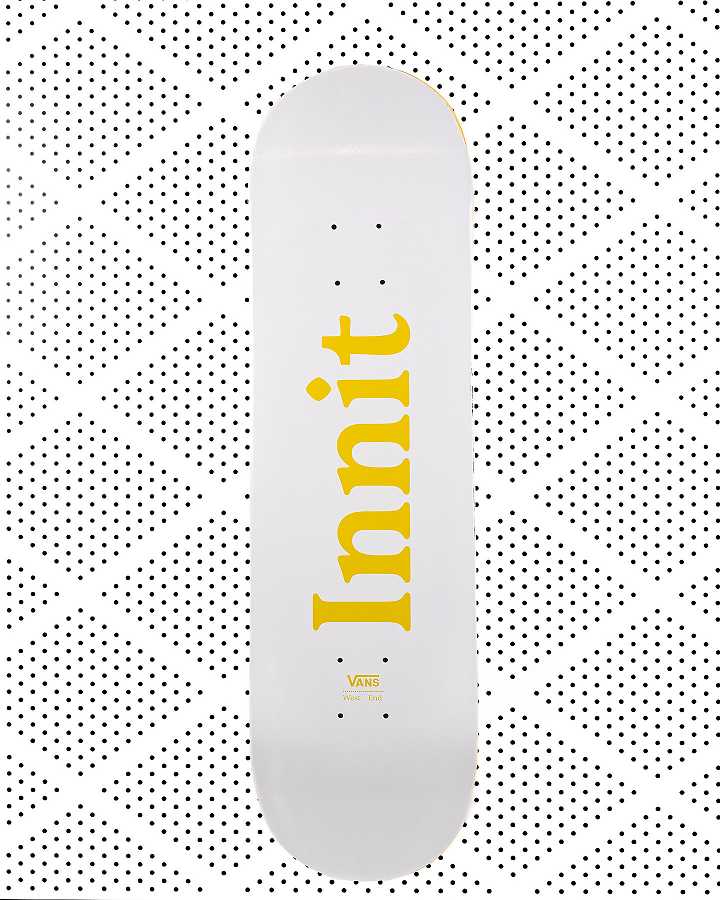 White Vans Innit Unisex Skateboards | VN6472589