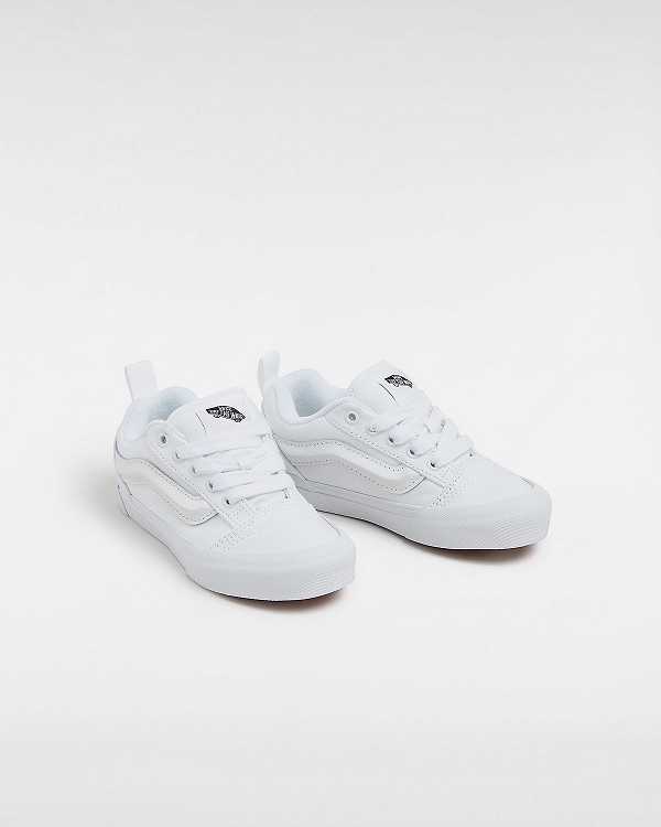 White Vans Knu Skool (4-8 Years) Kids' Sneakers | VN1342697