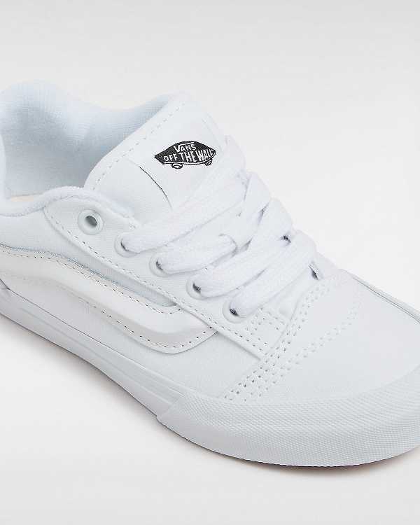 White Vans Knu Skool (4-8 Years) Kids' Sneakers | VN1342697
