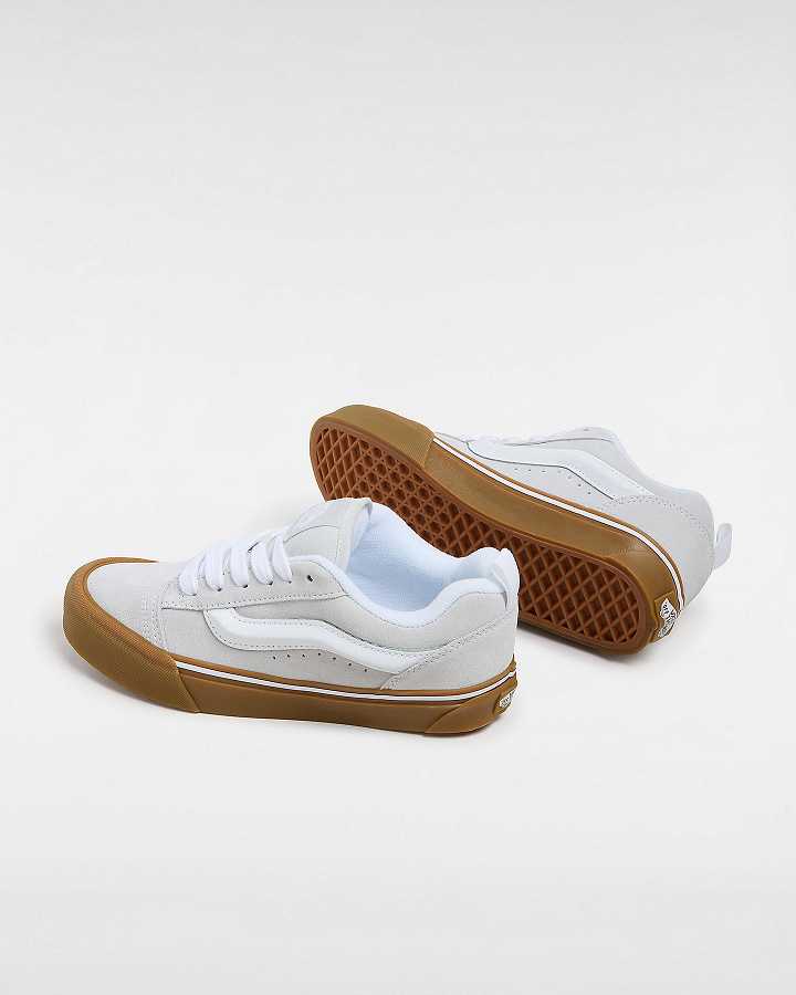 White Vans Knu Skool Women Sneakers | VN9856274