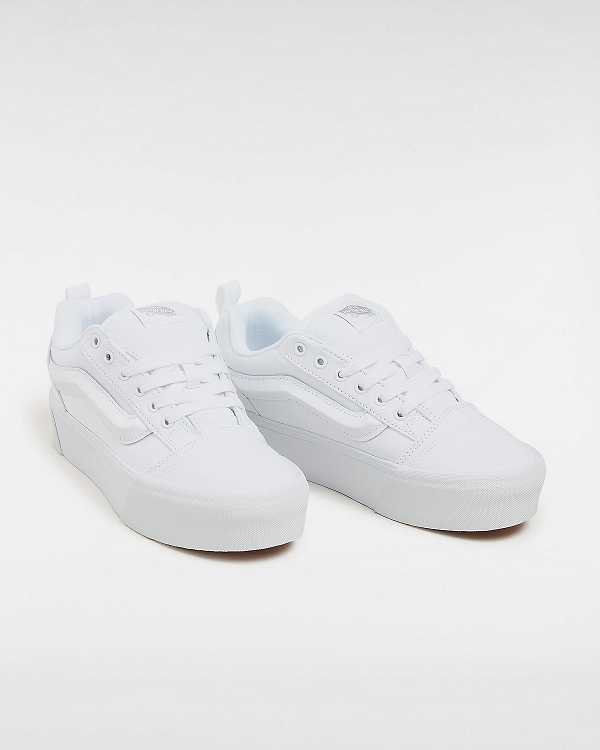 White Vans Knu Stack Women Sneakers | VN4160983