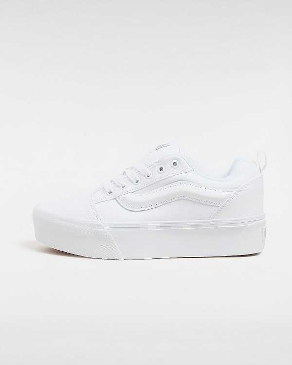 White Vans Knu Stack Women Sneakers | VN4160983