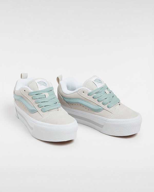 White Vans Knu Stack Women Sneakers | VN7916508