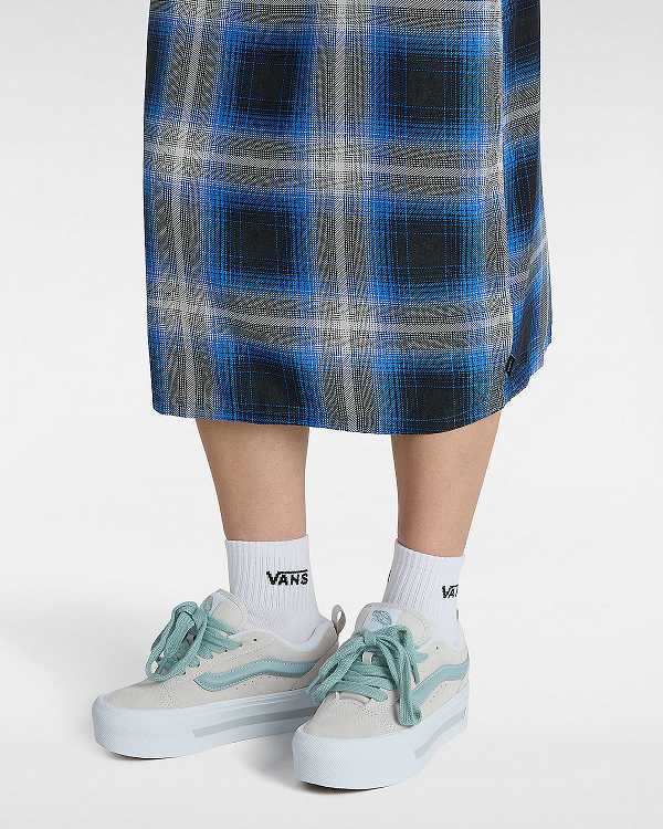 White Vans Knu Stack Women Sneakers | VN7916508