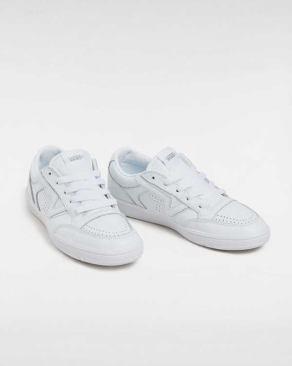 White Vans Leather Lowland Comfycush Men Sneakers | VN0357468
