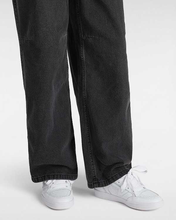 White Vans Leather Lowland Comfycush Men Sneakers | VN0357468