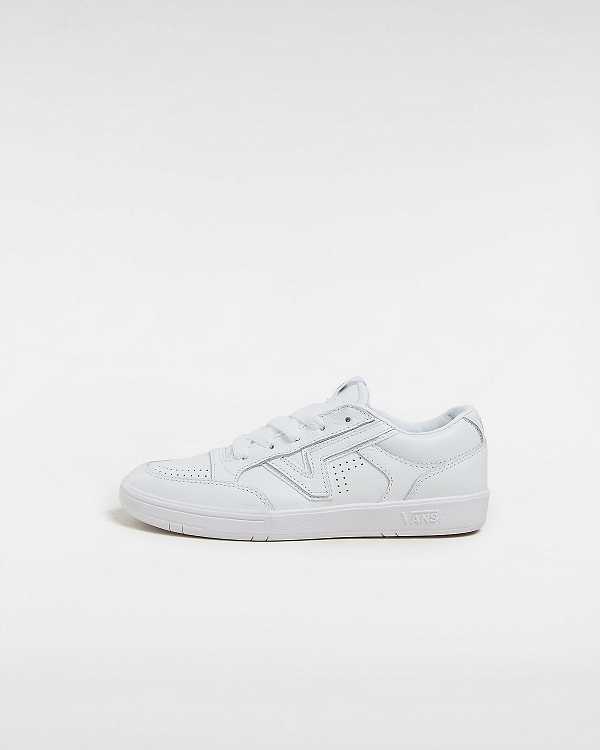White Vans Leather Lowland Comfycush Men Sneakers | VN0357468