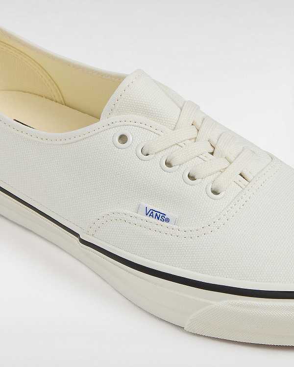White Vans Premium Authentic 44 Duck Men Canvas Shoes | VN0253961
