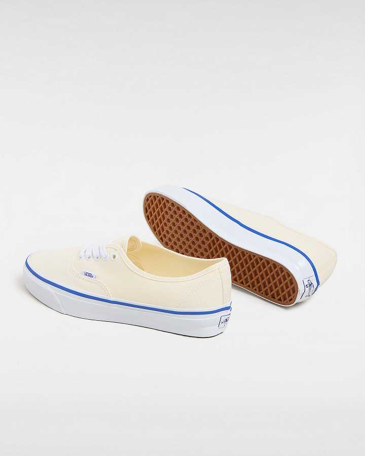 White Vans Premium Authentic 44 Women Sneakers | VN3246519