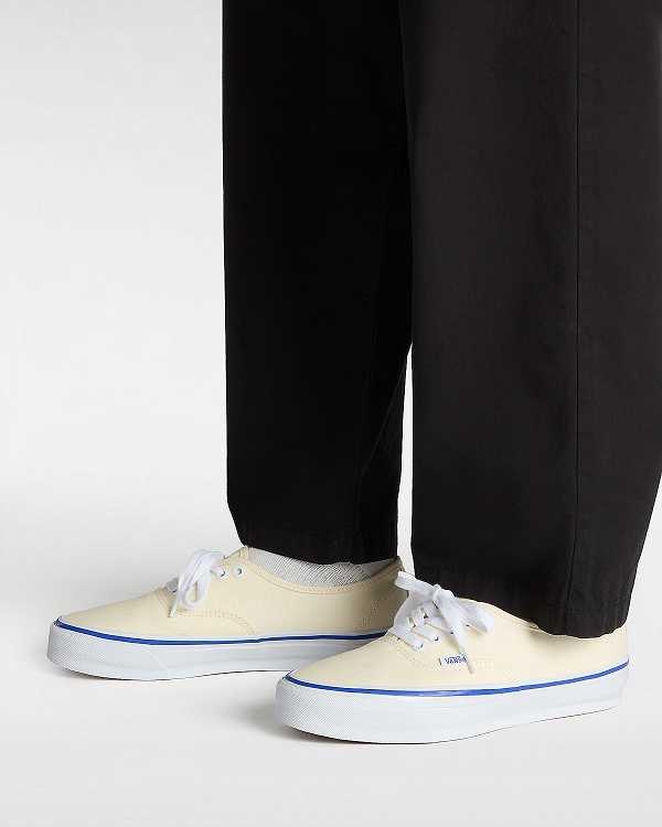 White Vans Premium Authentic 44 Women Sneakers | VN3246519