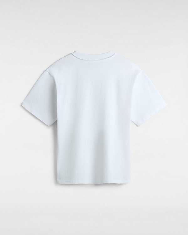 White Vans Premium Logo Women T Shirts | VN0246893