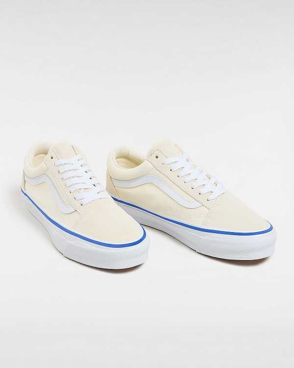 White Vans Premium Old Skool 36 Women Skate Shoes | VN8975640