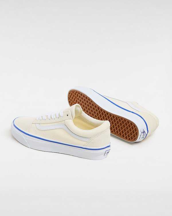 White Vans Premium Old Skool 36 Women Skate Shoes | VN8975640