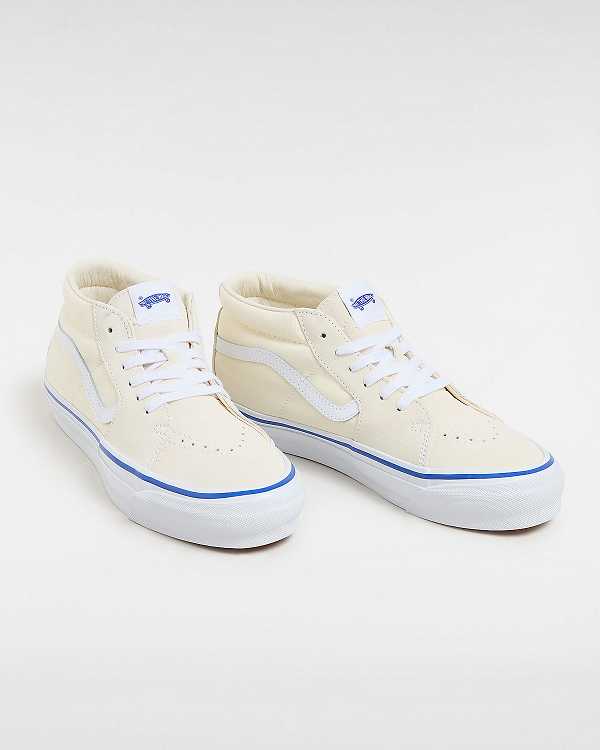 White Vans Premium Sk8-Mid 83 Women Sneakers | VN1480732