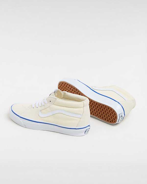 White Vans Premium Sk8-Mid 83 Women Sneakers | VN1480732