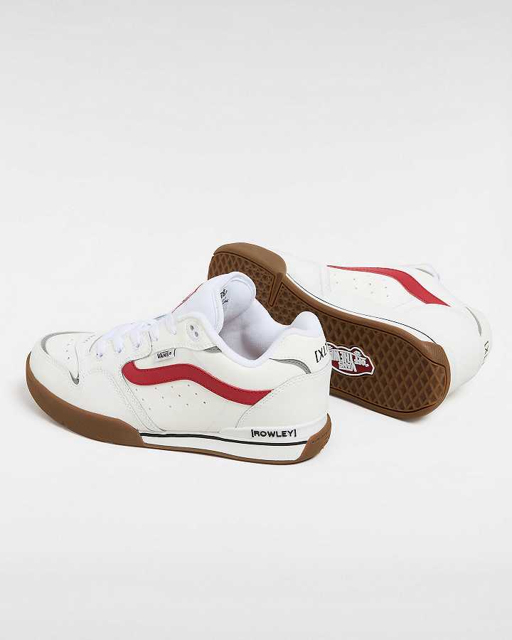 White Vans Rowley XLT Women Skate Shoes | VN4796208