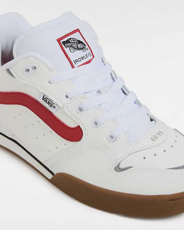 White Vans Rowley XLT Women Skate Shoes | VN4796208