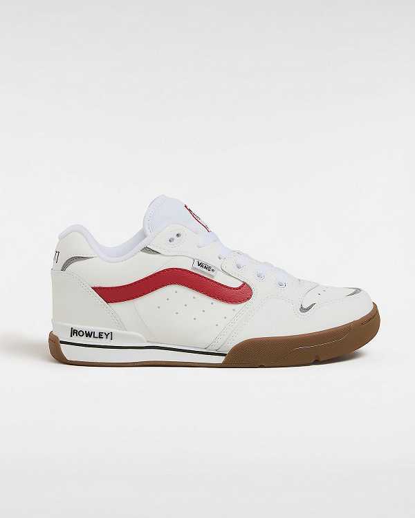 White Vans Rowley XLT Women Skate Shoes | VN4796208