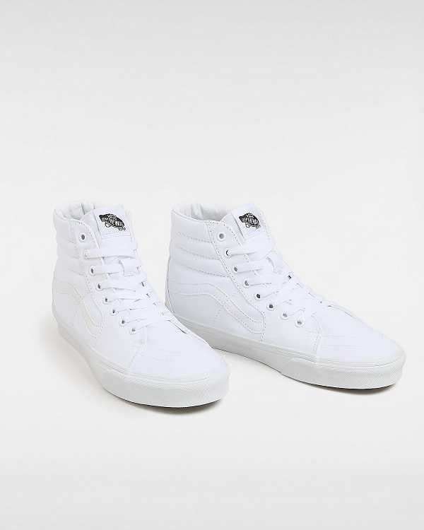 White Vans Sk8-Hi Men Sneakers | VN2197830