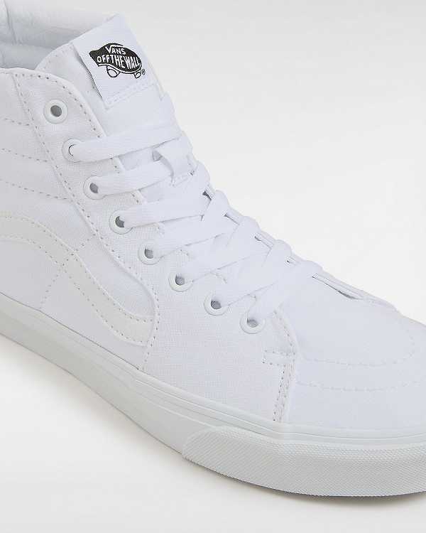 White Vans Sk8-Hi Men Sneakers | VN2197830