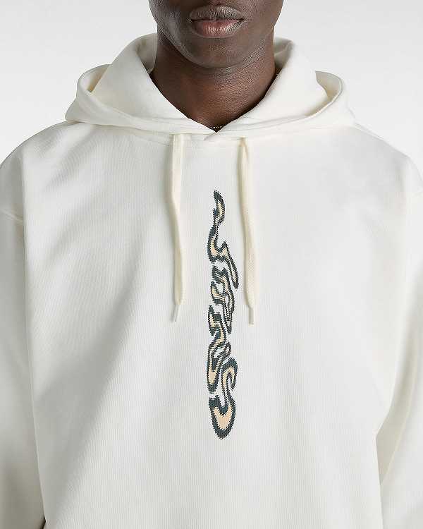 White Vans Skate Blurb Men Hoodie | VN2980153