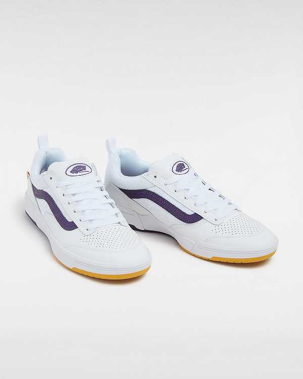 White Vans Skate Zahba Men Athletic Shoes | VN9246017