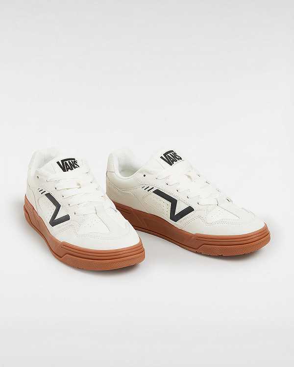 White Vans Upland Suede Men Sneakers | VN1845206