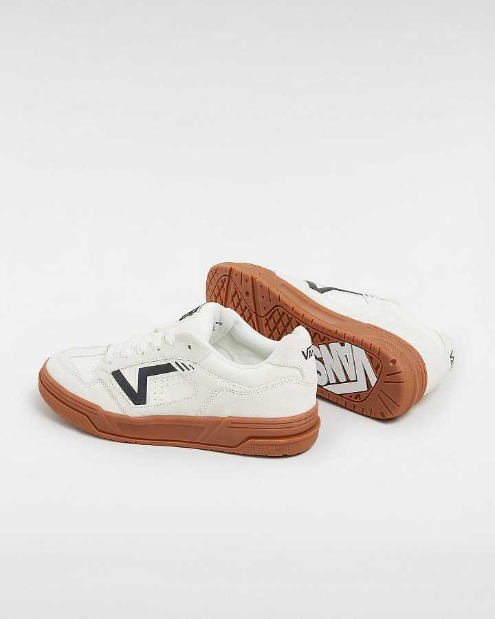 White Vans Upland Suede Women Sneakers | VN3284796