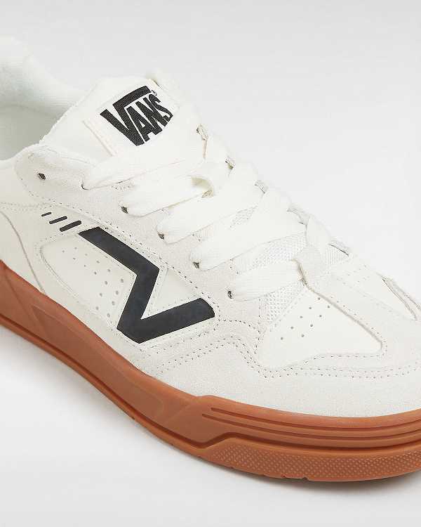 White Vans Upland Suede Women Sneakers | VN3284796