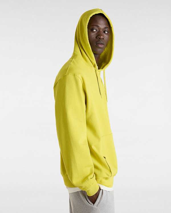 Yellow Vans Dettori Loose Men Hoodie | VN2198670